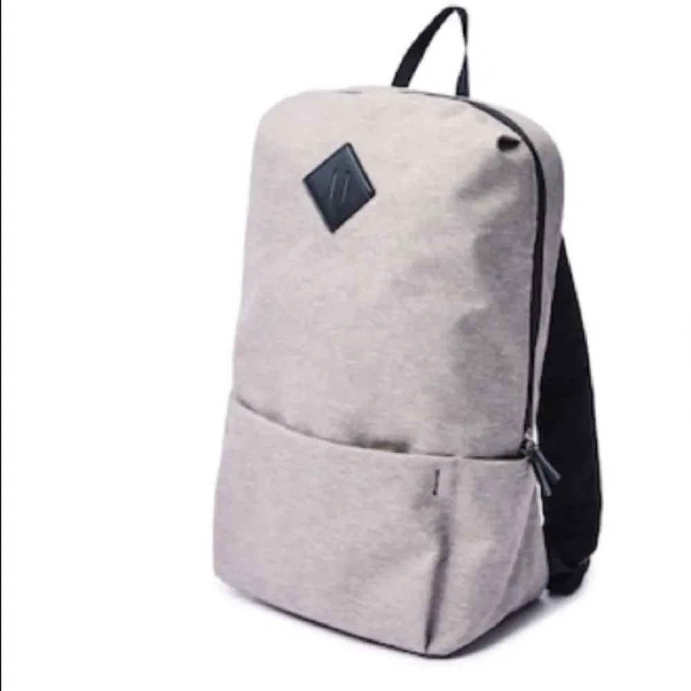 Grey backpack